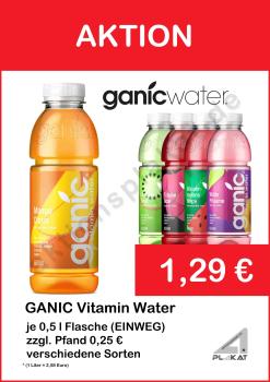 Ganic Vitamin Water