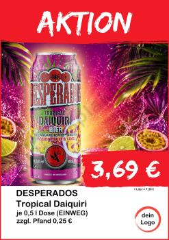 Desperados Tropical Daiquiri 500ml Dose ▼Sofort-Download
