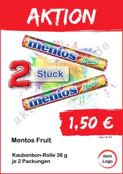 Mentos Fruit 2 Stück