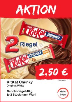 Nestle Kitkat Chunky 40g Riegel Original White 2 Stück ▼Sofort-Download