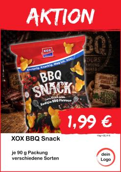 XOX BBQ Snack 90g ▼Sofort-Download