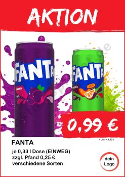 Fanta Cassis Exotic 330ml Dose ▼Sofort-Download