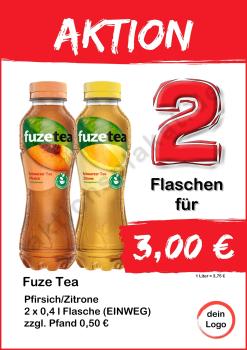Fuze Tea Zitrone Pfirsich 2x400ml ▼Sofort-Download