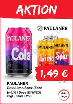 Paulaner Cola Limo Spezi 330ml Dose ▼Sofort-Download