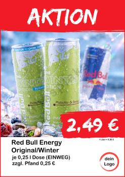 Red Bull Winter Edition Original Pistachio Berry 250ml Dose ▼Sofort-Download