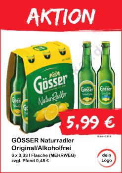 Gösser Naturradler 6x330ml Flasche ▼Sofort-Download
