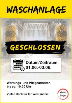 Waschstraße geschlossen ▼Sofort-Download