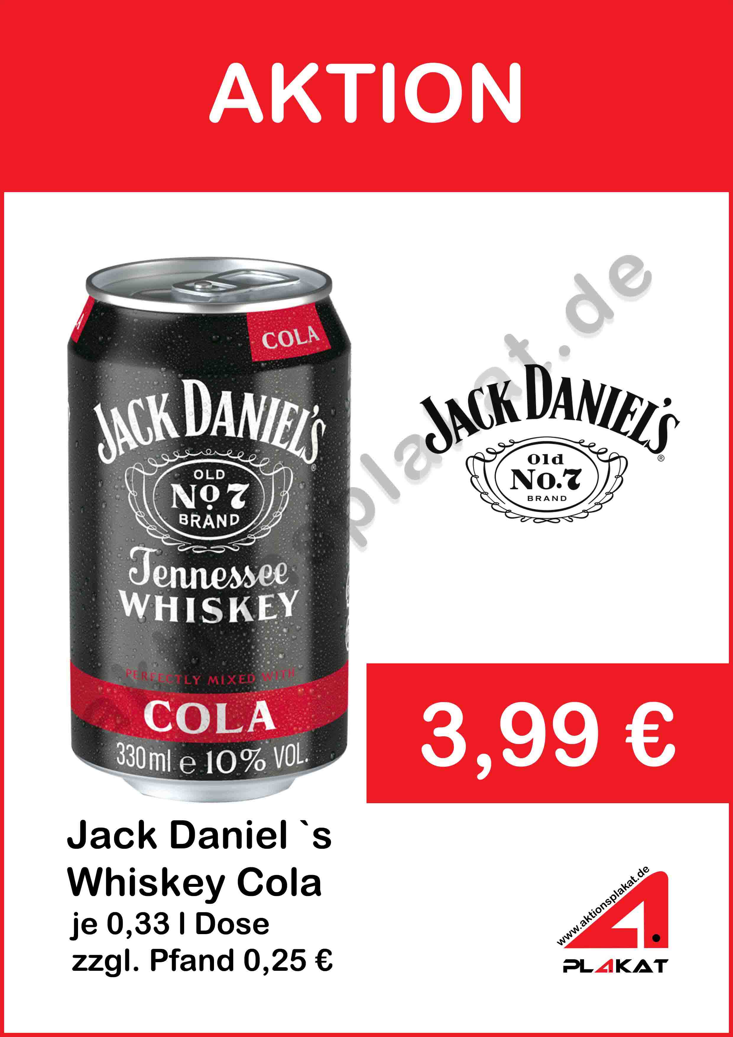 Jacky Cola Jack Daniels Dose Angebot Real Whisky Jacky Cola