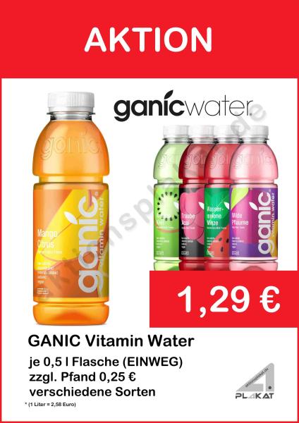 Ganic Vitamin Water