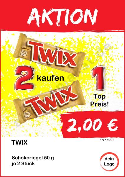 Twix Riegel 2 Stück