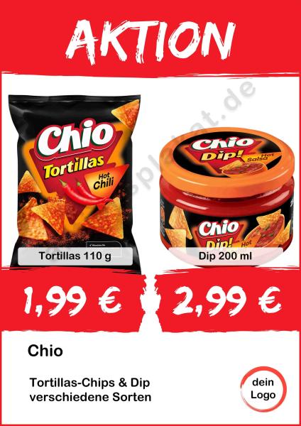 Chio Tortillas Chips 110g Dip 200ml ▼Sofort-Download