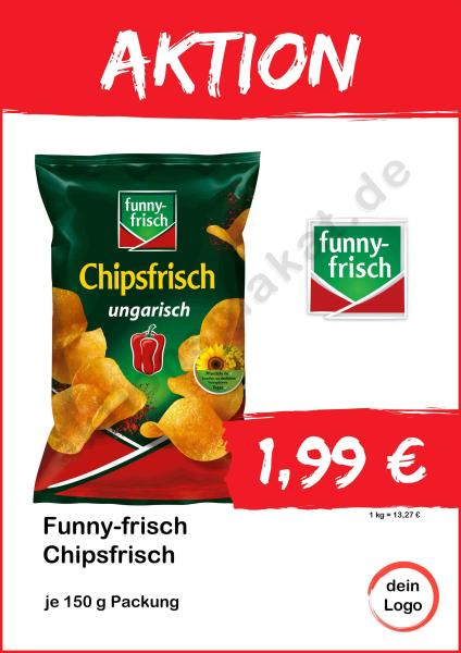 Funny-frisch Chipsfrisch ungarisch 150g - Plakat