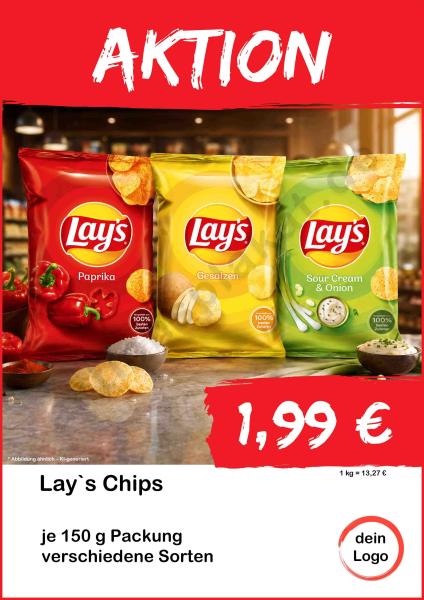 Lays Chips 150g ▼Sofort-Download