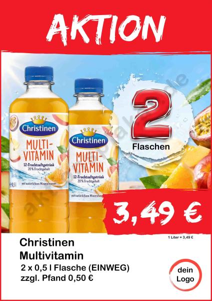 Christinen Multivitamin 2x500ml Flasche ▼Sofort-Download