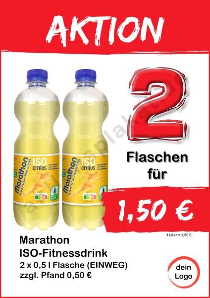 Rewe-EM Marathon Iso 2x500ml ▼Sofort-Download