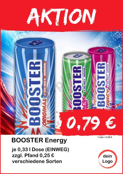 Booster Energy Original 330ml Dose ▼Sofort-Download