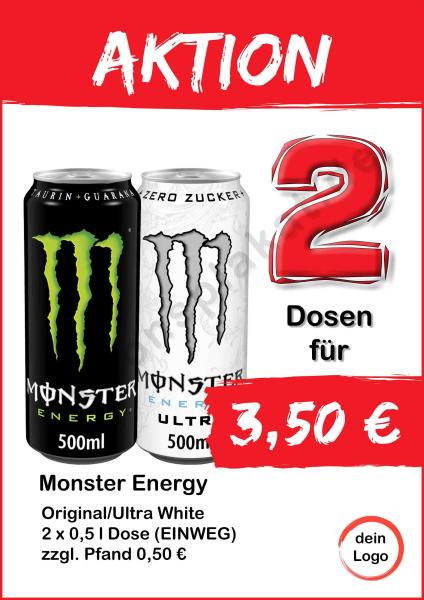 Monster Original Ultra White 2x500ml ▼Sofort-Download