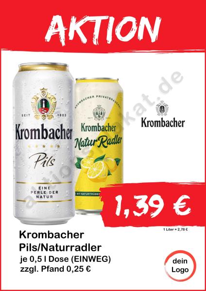Krombacher Pils Naturradler