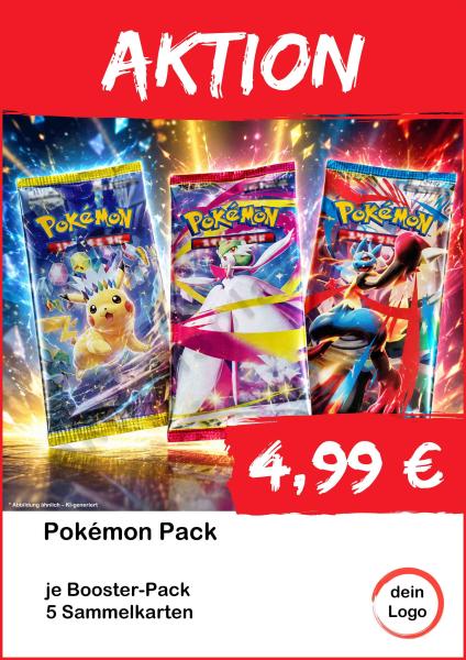 Sammelkarten Pokemon 5er Pack ▼Sofort-Download